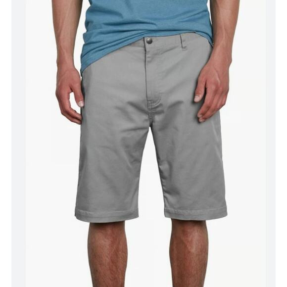 NWT Volcom Vmonty Light Grey shorts Size 42 - Dress Up or Down! - Picture 1 of 5